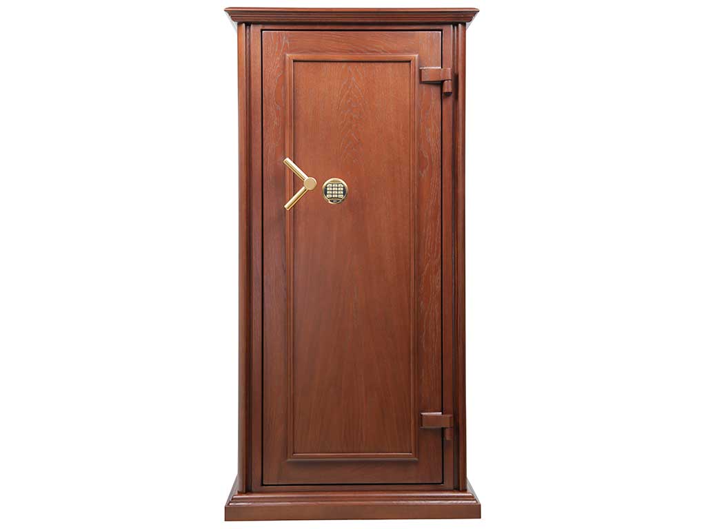 Огневзломостойкий сейф в дереве VALBERG Гарант Евро 165 T EL Д (дуб)